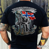 NORWAY VETERAN T SHIRT 3D PRINTED 1305NGBA