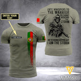 Customized Portugal Soldier 3D Printed Storm Shirt EZA134