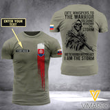 Customized Slovakia Soldier 3D Printed Storm Shirt EZA134