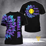 BIGGEST SOFTBALL FAN SUNFLOWER TIE DYE T SHIRT 3D PRINTED