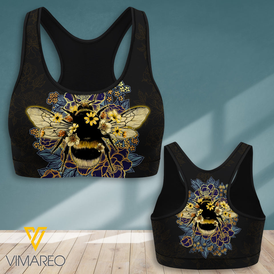BEE FLOWER SPORT BRA/LEGGING