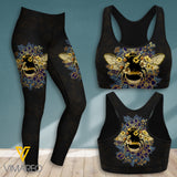 BEE FLOWER SPORT BRA/LEGGING