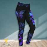 SEPTEMBER GIRL SKULL TIE DYE SPORT BRA/LEGGING