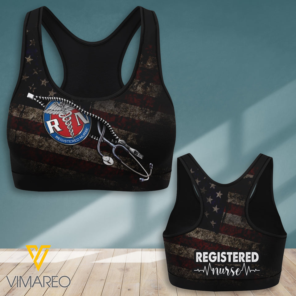REGISTERED NURSE SPORT BRA/LEGGING