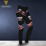 AMERICAN IRONWORKER WIFE  CRISS-CROSS TANK TOP LEGGING