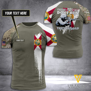 CUSTOMIZED THESE COLORS RELOAD FLORIDA ARMY T SHIRT 3D PRINTED