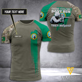 CUSTOMIZED THESE COLORS RELOAD WASHINGTON ARMY T SHIRT 3D PRINTED