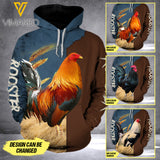 CUSTOMIZED ROOSTER HOODIE 3D PRINTED HOODIE TNDT1106