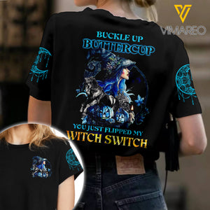 FRIESIAN HORSE BUCKLE UP BUTTERCUP 3D SHIRT TNDT1609