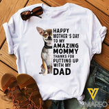 CHIHUAHUA MOTHER'SDAY T-SHIRT PRINTED 3D