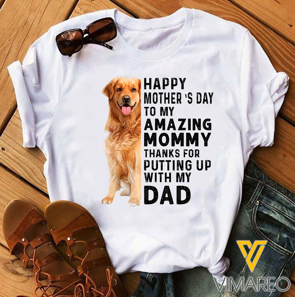 LABRADOR RETRIEVER MOTHER'SDAY T-SHIRT PRINTED 3D