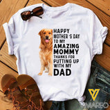 LABRADOR RETRIEVER MOTHER'SDAY T-SHIRT PRINTED 3D