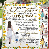 CUSTOMIZED MOTHER AND DAUGHTER LOVE BLANKET TNLN1906
