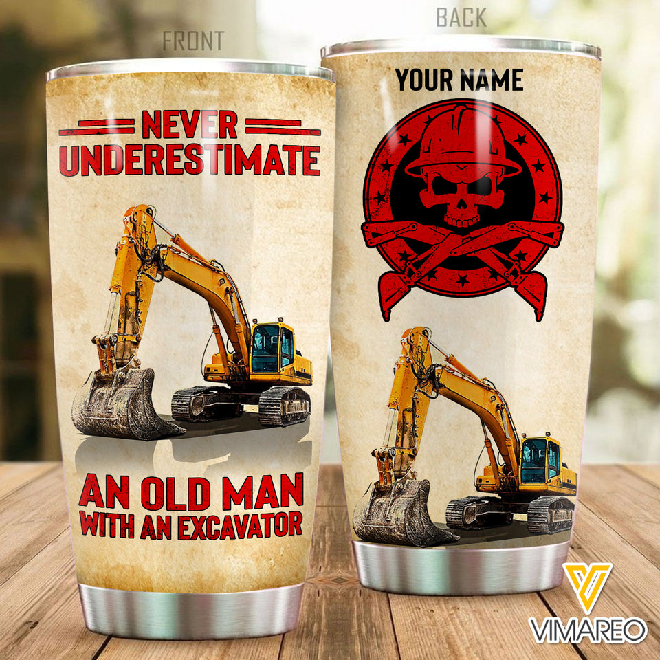 CUSTOMIZED EXCAVATOR TUMBLER