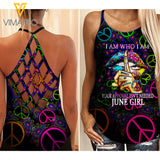 June Girl Criss-Cross Open Back Camisole Tank Top 2203NGBD