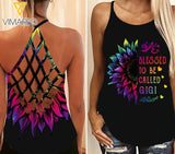 Gigi Mother's day Criss-Cross Open Back Camisole Tank Top 1304NGBD