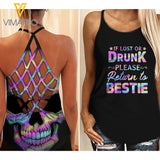 PHN Bestie Criss-Cross Open Back Camisole Tank Top MAR-MD24