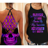 My Ironworker Criss-Cross Open Back Camisole Tank Top Legging