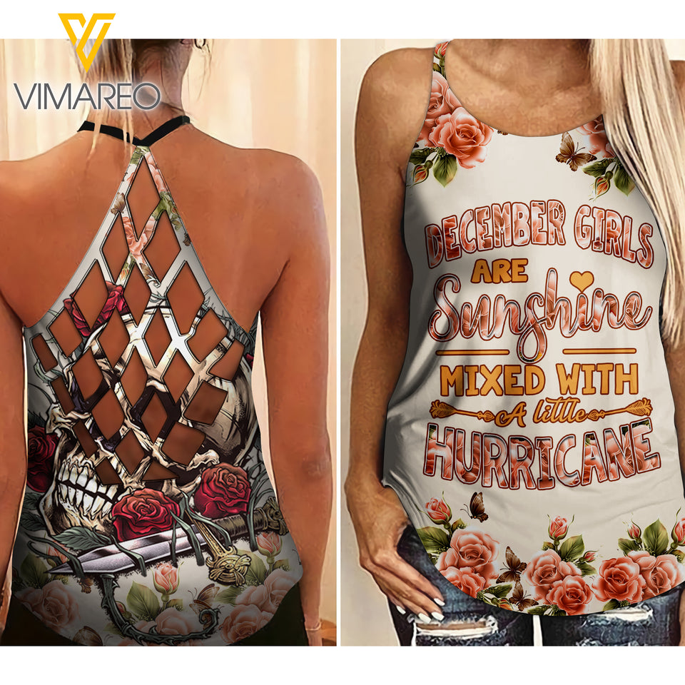 KHMD 12 MONTHS Criss-Cross Tank Top 1106