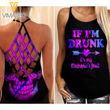 Mechanic's fault Criss-Cross Open Back Camisole Tank Top