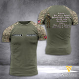 PERSONALIZED BRITISH SOLDIER TSHIRT 3D PRINTED JUE-MD08