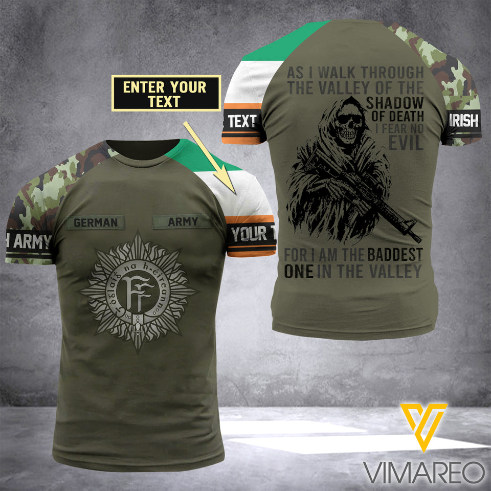 Customized Irish soldier 3D Printed Combat Shirt EZD1604