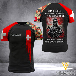 KHMD Customized SWISS 3D PRINTED SHIRT 1304
