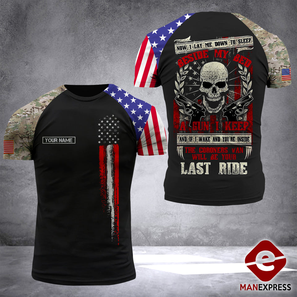 Customized US Soldier 3D Printed Combat Shirt EZD210521