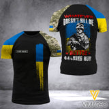 Customized Ukraine Soldier 3D Printed Combat Shirt EZD150621