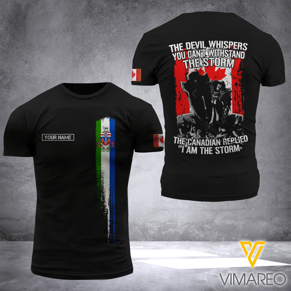 Customized Canada Yukon 3D PRINTED SHIRT 2407D