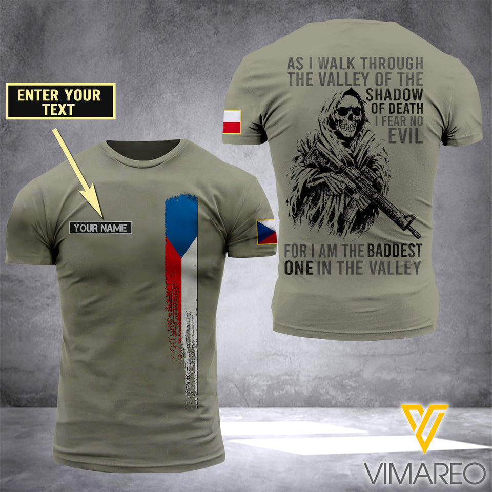 Customized Czech Soldier 3D Printed Shirt/Hoodie ZD064