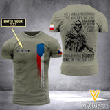 Customized Czech Soldier 3D Printed Shirt/Hoodie ZD064