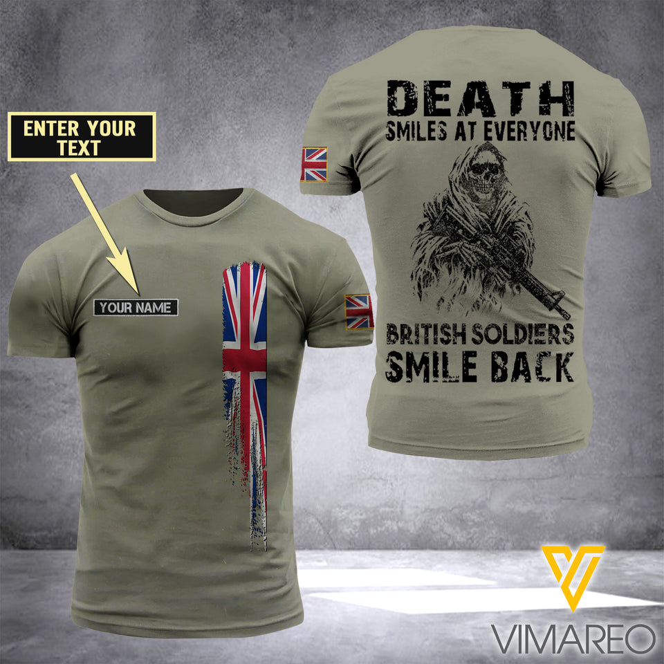 Customized British Soldier 3D Printed Combat Shirt EZD084