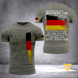Customized German Flag 3D PRINTED TSHIRT 2904NGBD