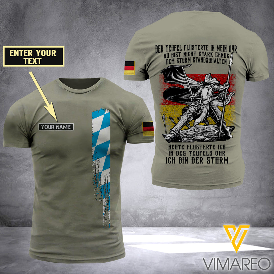 PERSONALIZED BAVARIA 3D PRINTED TSHIRT DDYY08