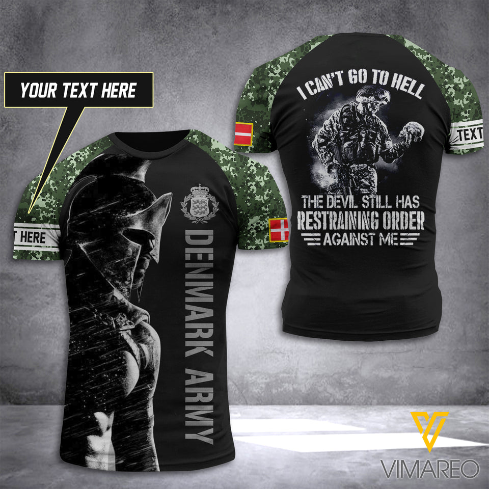 KHMD DENMARK CUSTOMIZE T SHIRT 3D PRINTED 1406