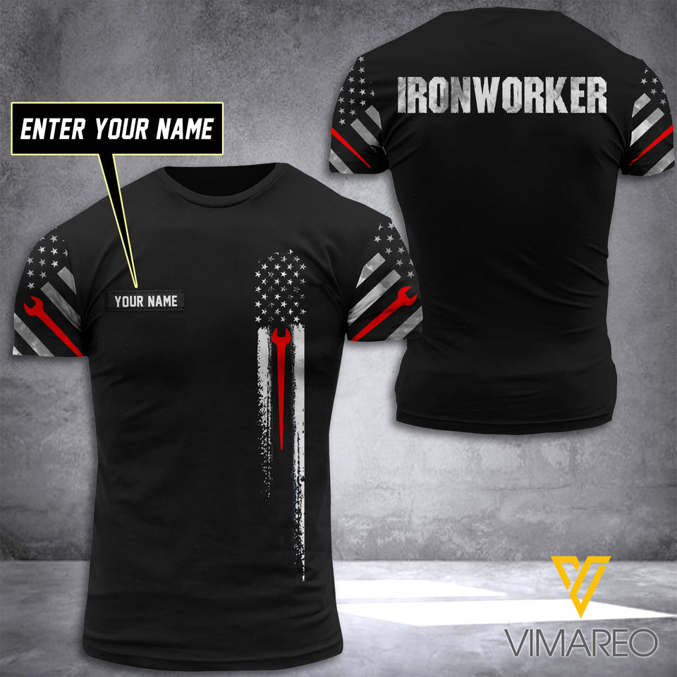 Customized Ironworker 3D Printed Shirt