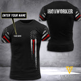 Customized Ironworker 3D Printed Shirt