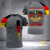 Customized German Navy 3D Printed Combat Shirt EZD010621