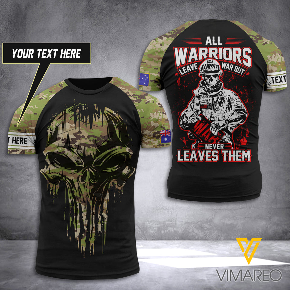 Customized Australian Soldier 3D Printed Combat Shirt EZD080621