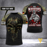 Customized German Soldier 3D Printed Combat Shirt EZD080621
