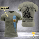 Customized Argentina Soldier 3D Printed Shirt EZD074