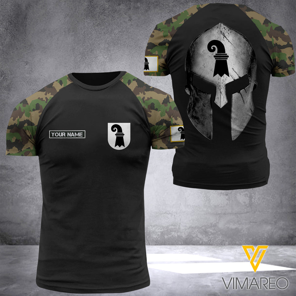 Basel CUSTOMIZE T SHIRT 3D PRINTED spartan