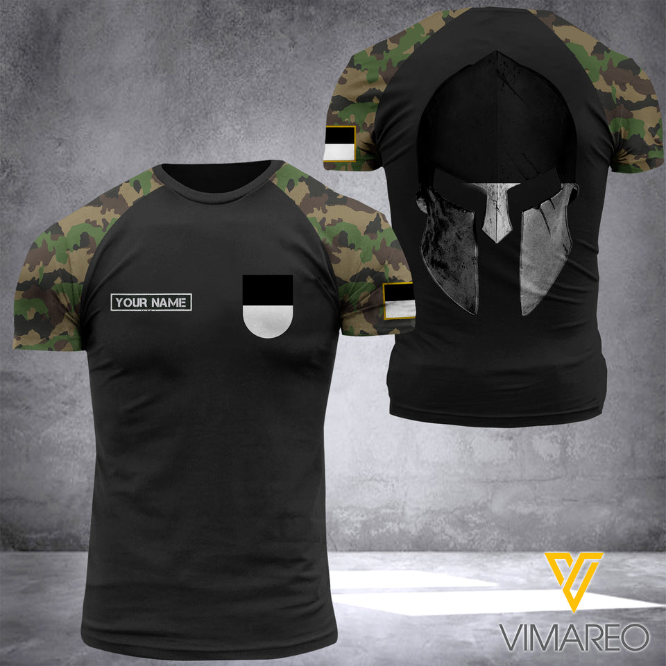 Fribourg CUSTOMIZE T SHIRT 3D PRINTED spartan