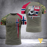 CUSTOMIZED THESE COLORS RELOAD NORWAY ARMY T SHIRT 3D PRINTED