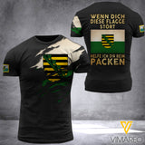 SACHSEN-WENN DICH DIESE FLAGGE STÖRT HELFE ICH DIR BEIM PACKEN T-SHIRT 3D PRINTED