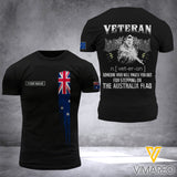 Customized Australian Soldier 3D Printed Combat Shirt EZD290621