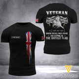 Customized British Soldier 3D Printed Combat Shirt EZD290621