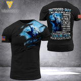 Tattooed guy 3D PRINTED SHIRT