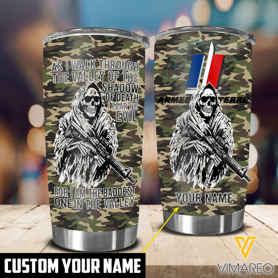 Customized French Soldier Tumbler Cup EZD040721